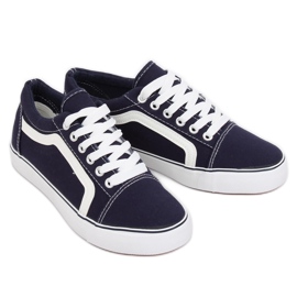 Marineblå kvinders sneakers BL117P Navy marine blå