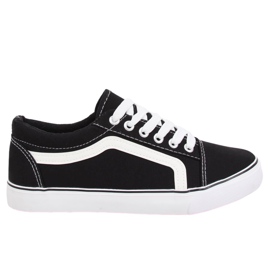 Sorte kvinders sneakers BL117P Sort