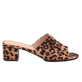 Højhælede leopard QL-89 Leopard brun
