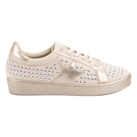 Bestelle Sportssko med strass brun