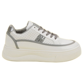 Hvide creepers med glitter