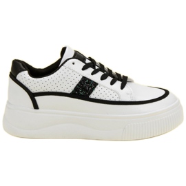 Hvide creepers med glitter