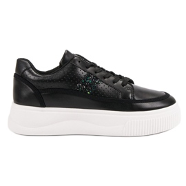Sorte creepers med glitter