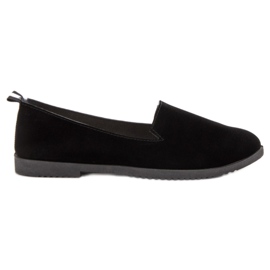 Kvinders slip-on sko sort