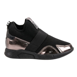 Wedge Slip-On sneakers sort