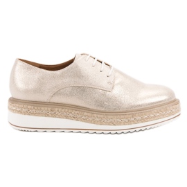 Clowse Golden Espadrilles gylden