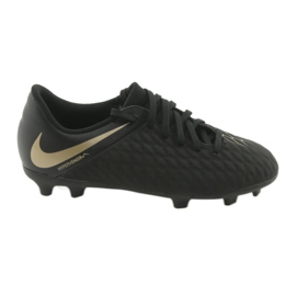 Nike Hypervenom Phantom 3Club FG Jr AJ4146-090 fodboldstøvler sort