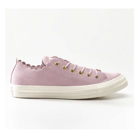Converse Chuck Taylor All Star Scallop 416 Pink Skum Gold Egret violet lyserød