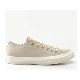 Converse Chuck Taylor All Star Scallop 418 Egret Guld Egret brun