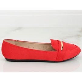 Kvinders loafers rød 3C-9 Red II-GAT