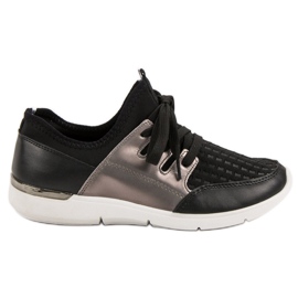 Slip-on sportssko sort