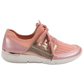 Slip-on sportssko lyserød