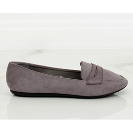 Ballerina loafere grå JM6655Q Gris II-GAT