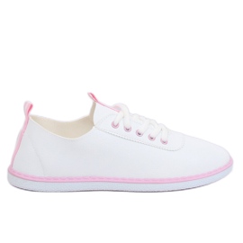 Kvinder sneakers hvid og pink XJ-2918 Pink