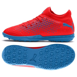 Puma Future 19.4 Tt Jr 105558 01 fodboldstøvler rød rød