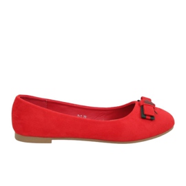 Røde kvinders ballerinas X-3 Rojo