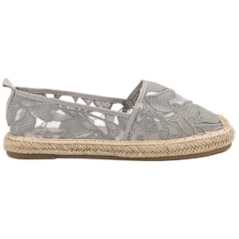 Lucky Shoes Grå blonde Espadrilles