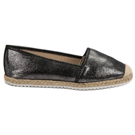 Lucky Shoes Sort Glitter Espadrilles