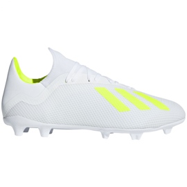 Adidas X 18.3 Fg M BB9368 fodboldstøvler hvid hvid