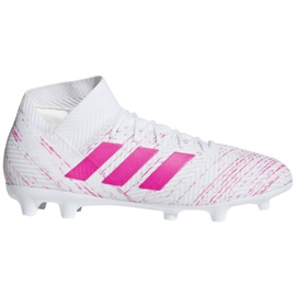 Adidas Nemeziz 18.3 Fg M BB9436 fodboldstøvler hvid hvid