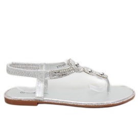 Sølv sandaler ST3107 Sølv grå