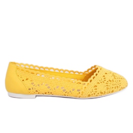 Gule åbent ballerinaer 4701 Gul