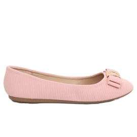 Lyserøde kvinders ballerinaer JM6675Q Rosa
