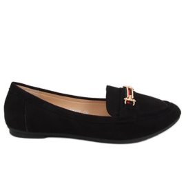 Sorte kvinders loafers JM8542Z Negro