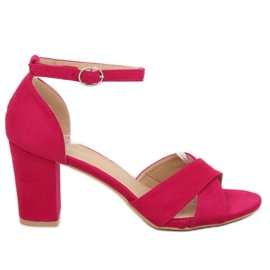 Lyserøde FH-3M26 Fuchsia sandaler på stolpen