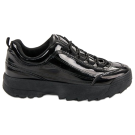 Sort Patent Sneakers