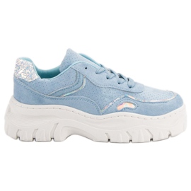 Moderigtige blå sneakers