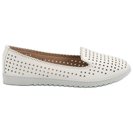 SHELOVET Openwork Lords hvid