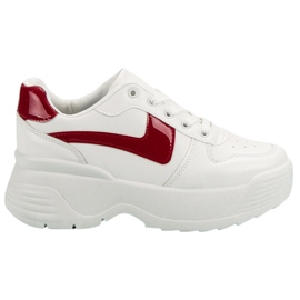 Kylie Sneakers på platformen hvid