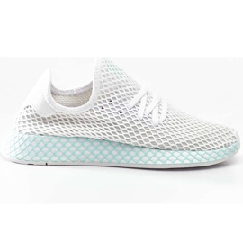 Adidas Deerupt Runner W Fodtøj Hvid Grå En Clear Mint flerfarvet