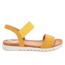 Gule damesandaler 9001 Gul