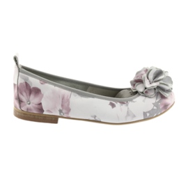 Gianmarko Women's Ballerinas med blomster 92/82 White hvid