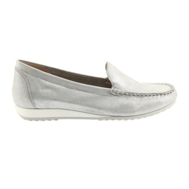 Caprice 24211 sølv loafers grå