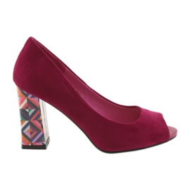 Ruskindpumper Sergio Leone 133 fuchsia lyserød