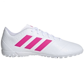 Adidas Nemeziz 18.4 Tf M D97993 fodboldstøvler flerfarvet hvid
