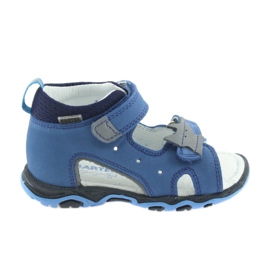 Sandaler drenge rober Bartek 51489 blå grå