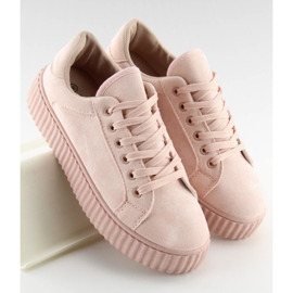 Højsålede sneakers pink AX03 Pink II-GAT lyserød