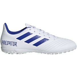 Adidas Predator 19.4 Tf M D97971 fodboldstøvler hvid hvid