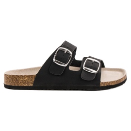 Kvindelige flip-flops sort