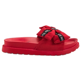 Seastar Suede kvinders hjemmesko rød