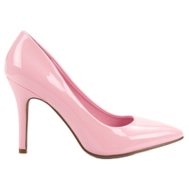 Pink lakerede pins lyserød