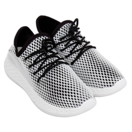Sort 7760-Y Sorte sportssko