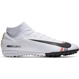 Nike Mercurial Superfly X 6 Academy Tf M AJ3568-109 fodboldsko flerfarvet hvid