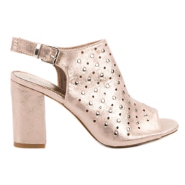 VINCEZA sandaler med jetfly gul