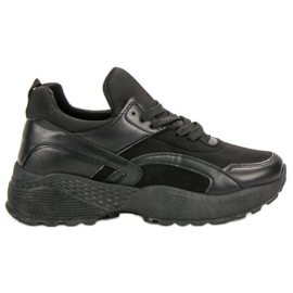 Slip-on sneakers sort