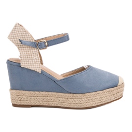 Seastar Espadrilles på platformen blå